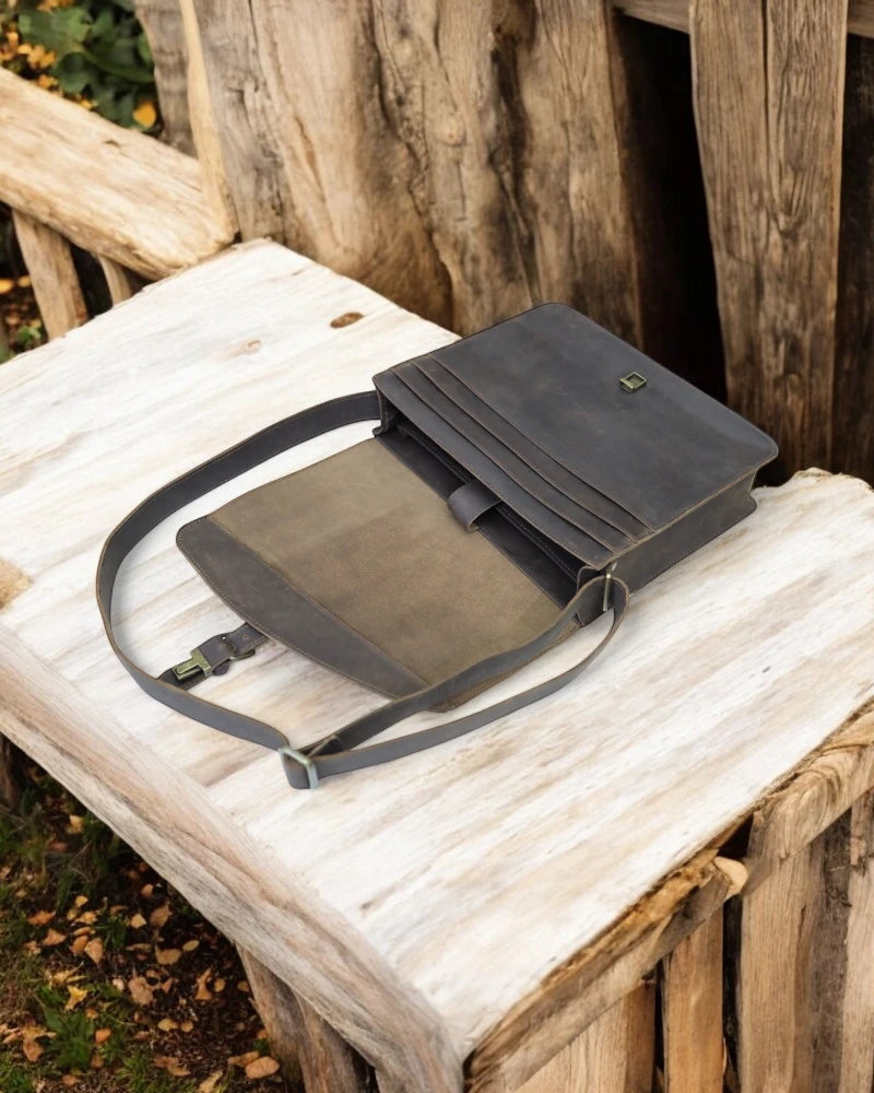 High-quality handmade leather bag for daily use