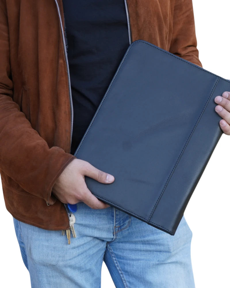 Full-grain leather iPad Pro 13” case
