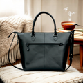 Handmade leather tote bag for women