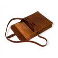 Handmade full-grain leather texture close-up – Highlighting the natural grain and rich patina.