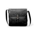 6️⃣ Leather satchel displayed with everyday essentials – Perfectly fits an iPad, phone, wallet, and notebook.
