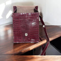 Men Bespoke Men's Dark Brown Alligator Designer Shoulder Bag The Perfect Leather Backpack fits your mini vacation Hiking's, school, work, travelling you name it. This beautiful leather knapsack takes no time to become a part of your lifestyle and